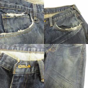 Levi's Fenom FRAGMENT DESIGN デニムパンツ ダメージ加工 W32 青