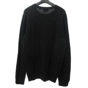 A.P.C. 美品 ニット セーター メランジ調 長袖 ウール 黒 ブラック L 0312