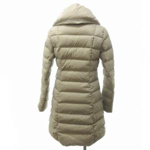 TATRAS AGONYA アゴーニャ ダウンコート ジャケット ロング ロゴ ダブル ストレッチ ナイロン LTA17A4487 ベージュ