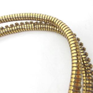 ANTEPRIMA 定番 ワイヤーバッグ トートバッグ スタンダードラウンド ハンドクラフト 手編み PVC ブロンズカラー 0414