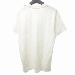 AMI Alexandre Mattiussi 近年 ロゴ刺繍 Tシャツ カットソー ハート 半袖 コットン 白 ホワイト XS 0428 MKS