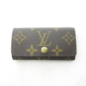 M62631 ミュルティクレ キーケース モノグラム 4連 総柄 茶 ブラウン 0428 MIK