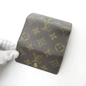 LOUIS VUITTON M62631 ミュルティクレ キーケース モノグラム 4連 総柄 茶 ブラウン 0428 MIK