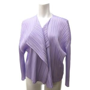 PP91-J0522 19SS カーディガン ジャケット ブラウス シャツ 長袖 パープル