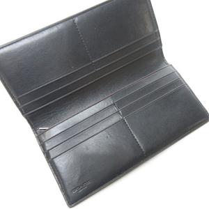 COACH 91635 ロング ウォレット 長財布 カードウォレット コンパクト シグネチャー ロゴ ダークグレー 茶 ブラウン 0426