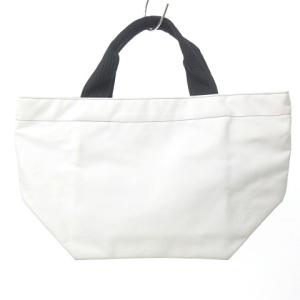 Hervé Chapelier ナイロン ハンドバッグ トートバッグ 無地 白 ホワイト 灰 グレー 0522