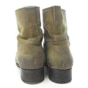 BUTTERO スエード レースアップ ブーツ シューズ イタリア製 レザー 本革 ベージュ系 40 約25cm 0527