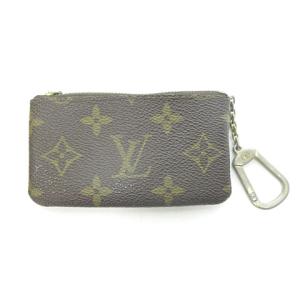 LOUIS VUITTON M62650 80's ヴィンテージ ポシェットクレ モノグラム 財布 コインケース 小銭入れ 総柄 茶 ブラウン ジャンク品