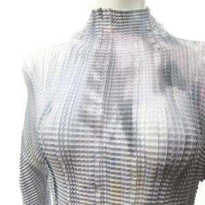 ISSEY MIYAKE マーブルプリントボックスプリーツカットソー 総柄 M マルチカラー