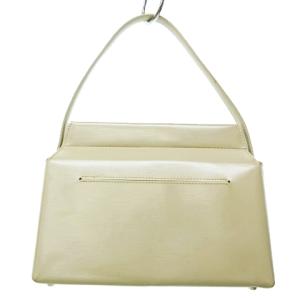 GIVENCHY ハンドバッグ レザー サイドロゴ プレート パーティバッグ ベージュ 系 TKJ 0611