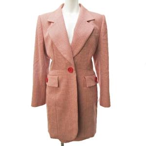 ヴィンテージ セットアップ スーツ チェスターコート スカート 9 レッド