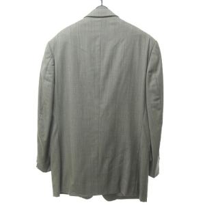 HUGO BOSS テーラードジャケット ブレザー ドーメル生地 DORMEUILOPTIMA Super110's シングル 2B 灰 グレー