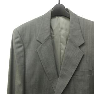 HUGO BOSS テーラードジャケット ブレザー ドーメル生地 DORMEUILOPTIMA Super110's シングル 2B 灰 グレー