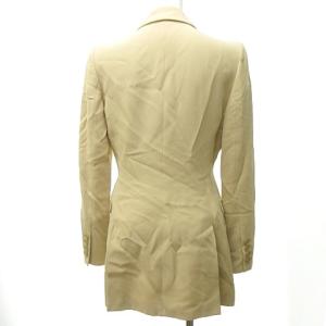 LANVIN La Collection 美品 テーラードジャケット ブレザー ダブル 裏地総柄 ピークドラペル ベージュ 38 約M 0629