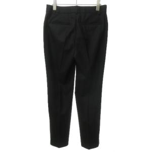 Theory 美品 20AW パンツ スラックス ウール ストレッチ センタープレス 黒 ブラック 038 約M 0716