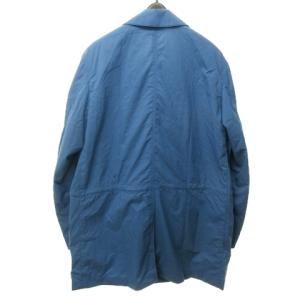 McGREGOR タグ付 近年 ステンカラーコート ジャケット ロング 撥水 ナイロン 青 ブルー 系 M 0725