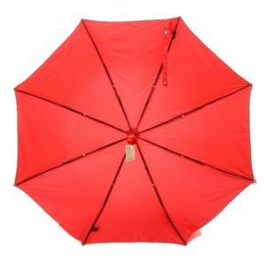 CHANEL ココマーク 日傘 マトラッセデザイン レッド