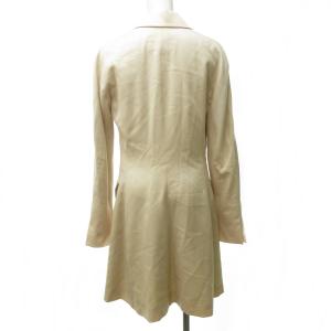 FENDI ヴィンテージ チェスターコート ひざ丈 ダブル ピンクベージュ 42 約L 0816