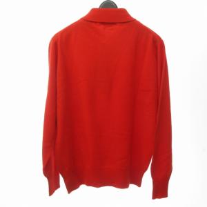 McGREGOR Lane crawford 別注 美品 カシミヤ100％ ニット ポロシャツ セーター カットソー 赤 レッド 40 約M