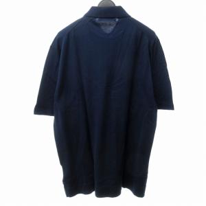 JOHN SMEDLEY タグ付 ヴィンテージ ニット ポロシャツ コットン 半袖 紺 ネイビー 102cm M STK 0903