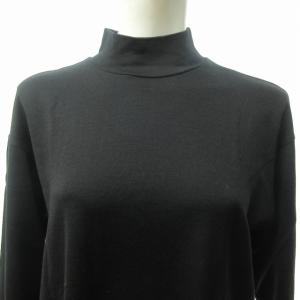 ISSEY MIYAKE PERMANENTE ペルマネンテ 90's 94AW ハイネック カットソー 長袖 ウール スリット 黒 ブラック M STK