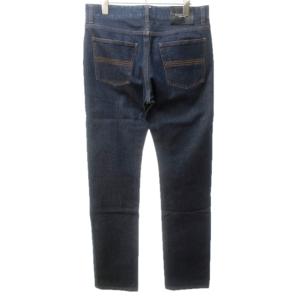 BLACK LABEL CRESTBRIDGE デニムパンツ ジーンズ 裏地 切替 チェック ストレート 青 インディゴブルー 系 M 0921