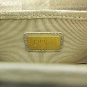 FURLA メトロポリス チェーンショルダーバッグ レザー 斜め掛 キーケース付き ゴールドカラー 1020