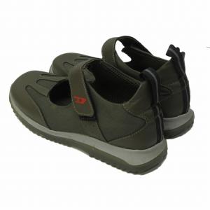 DIESEL ベルクロスニーカー サンダル ロゴマーク ストラップ カーキ 6 約23cm 1206 AA