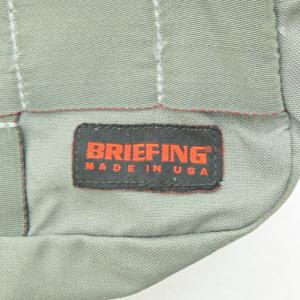 BRIEFING ポーチ セカンドバッグ クラッチバッグ ナイロン系 カーキ 1016
