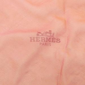 HERMES ロザンジュ スカーフ ストール シルク ロゴ ひし形 ピンク 1027