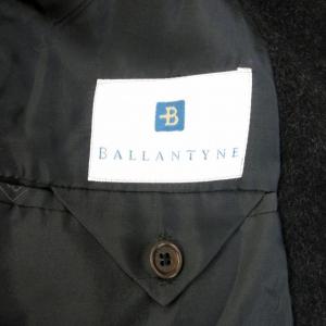 BALLANTYNE チェスターコート メルトンジャケット ロング ウール カシミヤ混 灰 グレー 系 50 約L 1108
