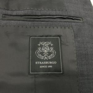 STRASBURGO 近年 ホーランド&シェリー生地 HOLLAND & SHERRY スーパー140s セットアップ スーツ ウール ジャケット