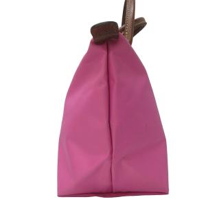 Longchamp ル プリアージュ トートバッグ ハンドバッグ 手提げ ナイロン レザー ピンク系 1206