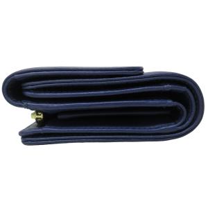 LACOSTE 美品 三つ折り財布 CHARM FOLDER WALLET ウォレット 小銭入れ 札入れ 青 ブルー系 1211 AA