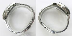 SEIKO 7B22-0AY0 腕時計 ウォッチ ソーラー ブラック文字盤 動作確認済 シルバーカラー 1203