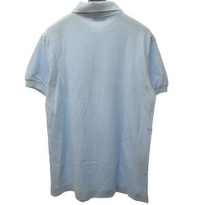 LACOSTE シュミーズ CHEMISE 70's ヴィンテージ 鹿の子 ポロシャツ フレンチ ワッペン 刺繍 フランス製 半袖 水色系