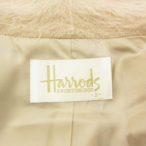 Harrods ジャケット ビッグカラー ピンク ベージュ 2