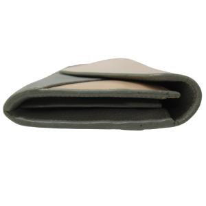 Chloe パッチワーク 長財布 ロングウォレット 小銭入れ 札入れ バイカラー レザー ピンク系 グレー 0104