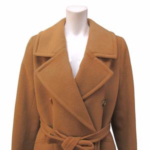 VALENTINO GARAVANI 美品 ヴィンテージ チェスターコート メルトンジャケット ビッグシルエット ビッグカラー ウール カシミヤ混 イタリア製 38