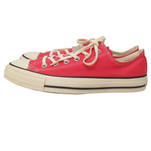CONVERSE ALL STAR BURNT COLORS OX オールスター バーントカラーズ スニーカー キャンバス地 赤 白 レッド