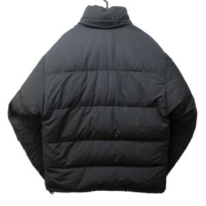 THE NORTH FACE ダウンジャケット ダウンコート スタンドカラー ナイロン ロゴ 刺繍 30516 黒 ブラック S IBO47 0209