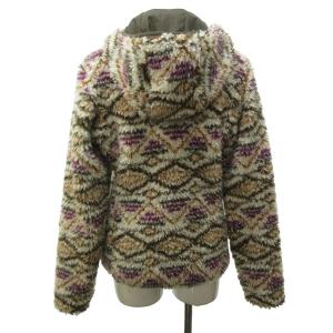 Patagonia レトロX フリースカーディガン ボアジャケット 総柄 ロゴ 刺繍 マルチカラー S 0209 IBO47