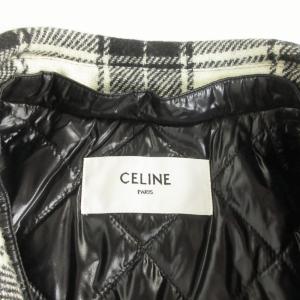 CELINE 21AW キルティングフランネルシャツ 中綿 ジャケット