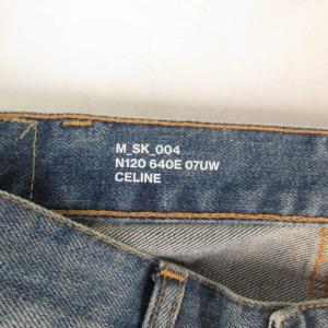 CELINE 近年モデル デニムパンツ ジーンズ スキニー ストレッチ M_SK_004 ブルー 26