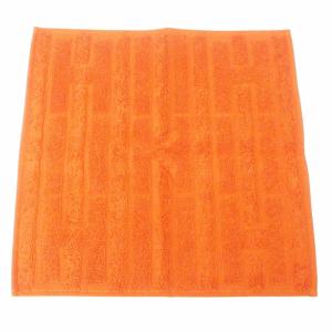 カレ ラビリンス ハンカチ ハンドタオル Hロゴ コットン オレンジ 0427
