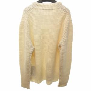 Ten c ワッフルニット セーター イタリア製 ホワイト 50