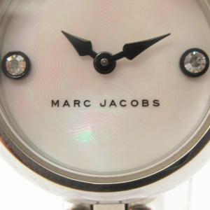 MARC JACOBS コートニー MJ3459 ホワイトマザーオブパール×スワロフスキー 腕時計 ウォッチ クォーツ ステンレス シルバーカラー