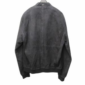 HERNO ストレッチゴートスエードジップアップブルゾン PL0096U-18088 ネイビー系 48