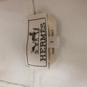 HERMES 21SS パーカー フルジップ ホース 総柄 グレー系 S