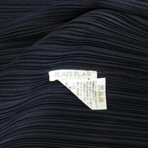PLEATS PLEASE ISSEY MIYAKE イッセイミヤケ 00AW カーディガン ランダムプリーツ 襟付 PP04-JK624 ネイビー